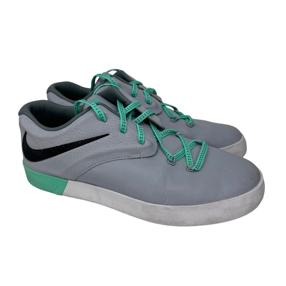 Nike KD Vulc 2 GS Sneaker Shoes Lace Up 725160-004 Grey Barely Green Size 7Y - Picture 3 of 9